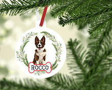 Load image into Gallery viewer, Border Collie Ornaments. Custom Border Collie Gift. Personalized Gift for the Border Collie lover! Border Collie Mom gift!
