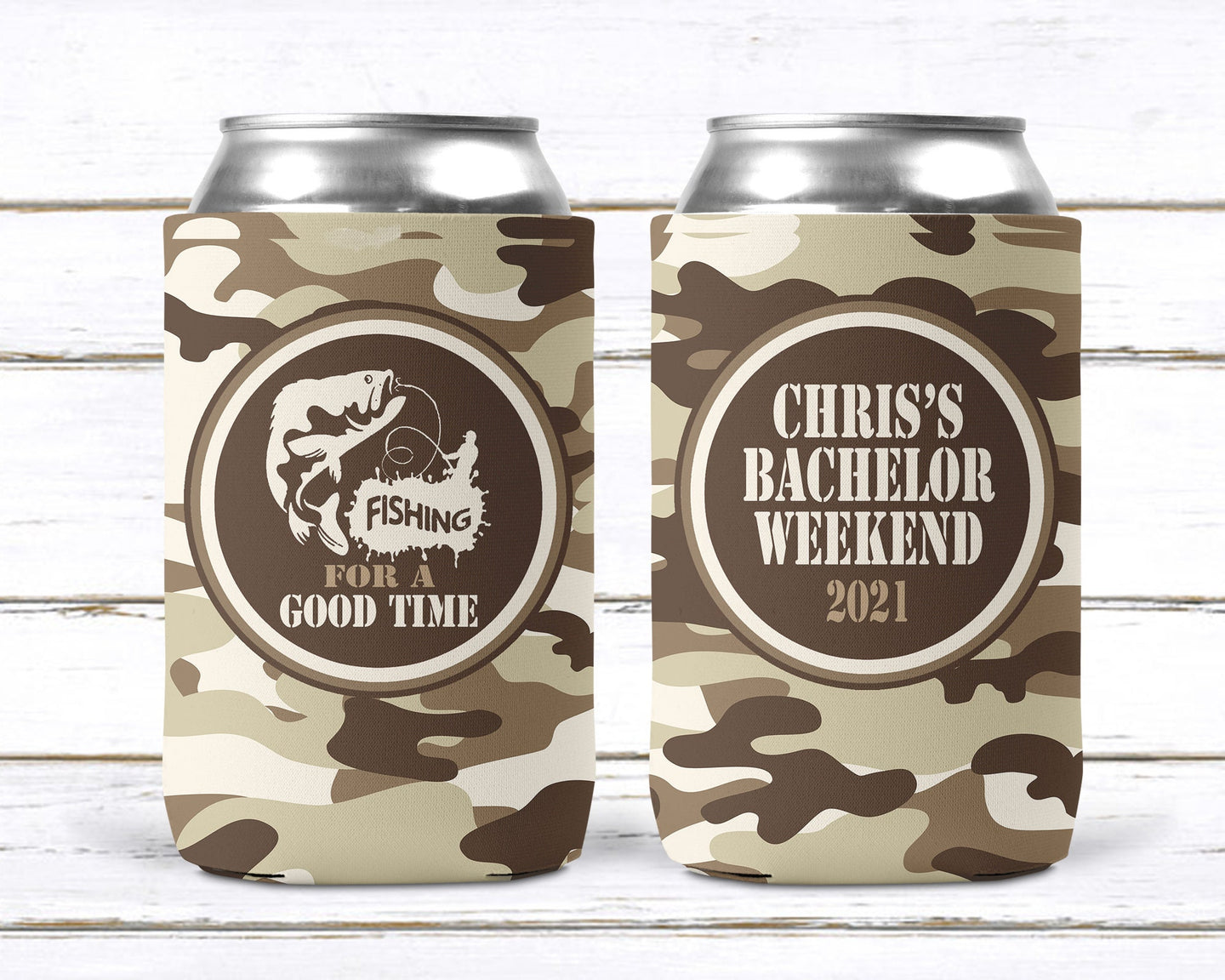 Camo Fishing Party Drink Huggers. Fishing Party Drink Huggers! Fly Fishing Birthday Party Favors. Fishing Bachelor Party Favors!Camo