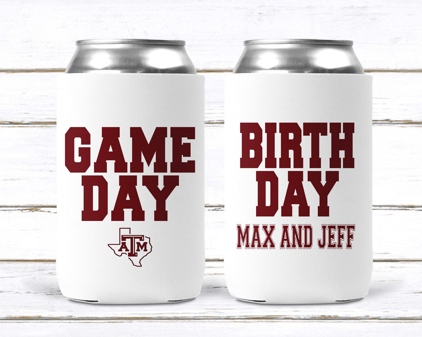 Game Day Huggers. Bachelor Party favors. Personalized Football Birthday Party. Custom Football Party Favors. Boys Birthday Party Favors.