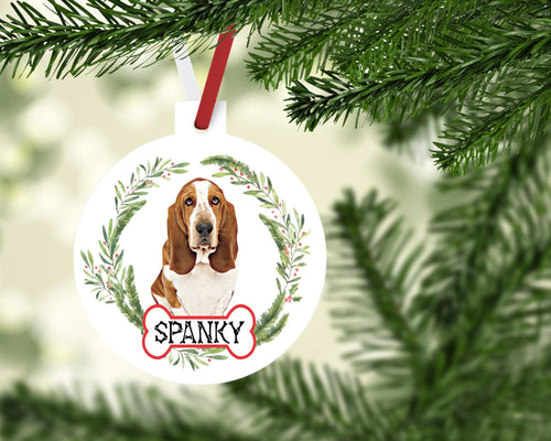 Basset Hound Ornaments. Basset Hound Puppy Ornament. Basset Hound Gifts! Custom Basset Hound Mom gift!