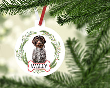 Load image into Gallery viewer, German Wirehair Pointer Ornaments. Custom German Wirehair Pointer Gift. Personalized Pointer gift! German Wirehair Pointer Mom gift!
