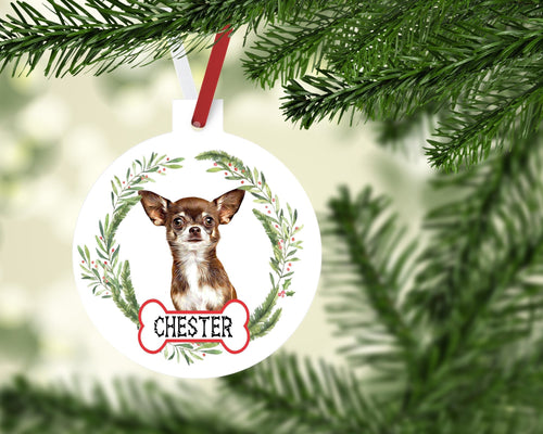 Chihuahua Ornaments. Personalized Chihuahua Gift! Chihuahua theme Ornament. Custom Chihuahua Gifts! Chihuahua Mom gift! Rescue Chihuahua!