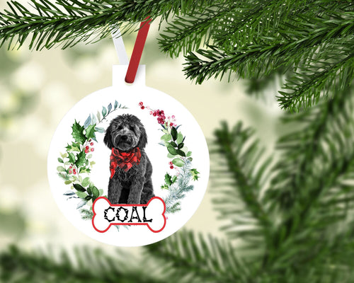 Black Doodle Ornaments. Personalized Gift for the Labradoodle lover! Golden Doodle Ornament. Custom Doodle Gifts! Doodle Mom gift!