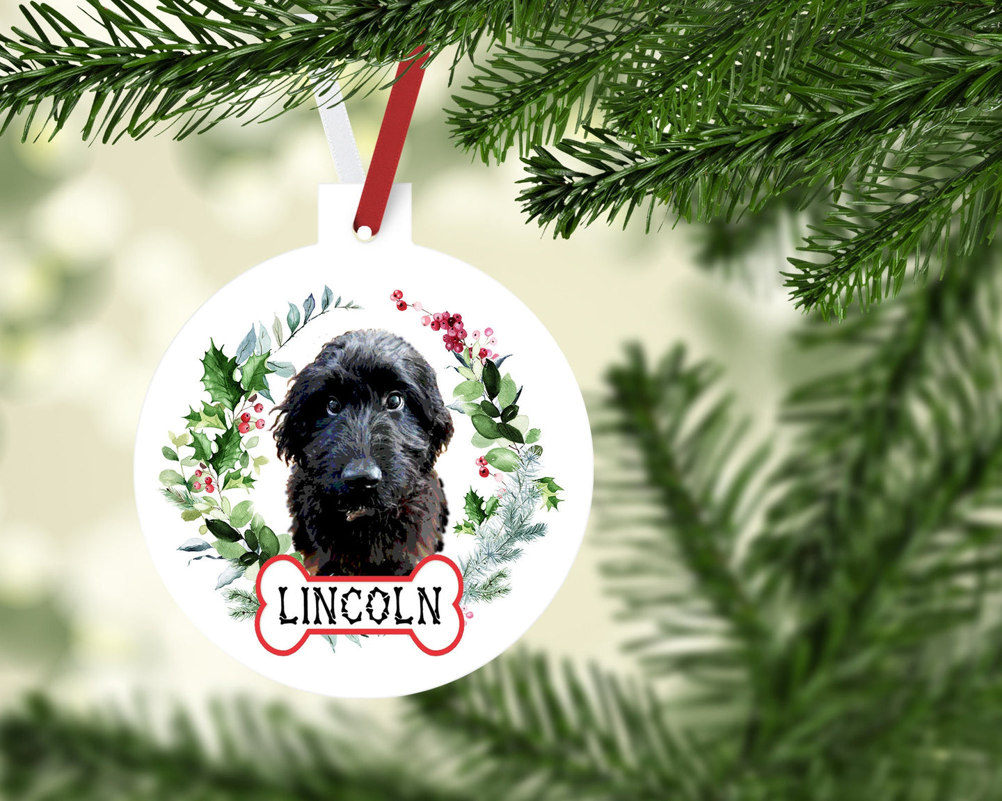 Black Doodle Ornaments. Personalized Gift for the Labradoodle lover! Golden Doodle Ornament. Custom Doodle Gifts! Doodle Mom gift!