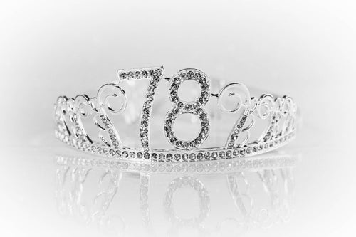 78th Birthday tiara, 78th Birthday Gift, 78 Birthday Party Tiara, 78th Birthday Crown, 78th Birthday Party Decoration, 78 Year old gift!