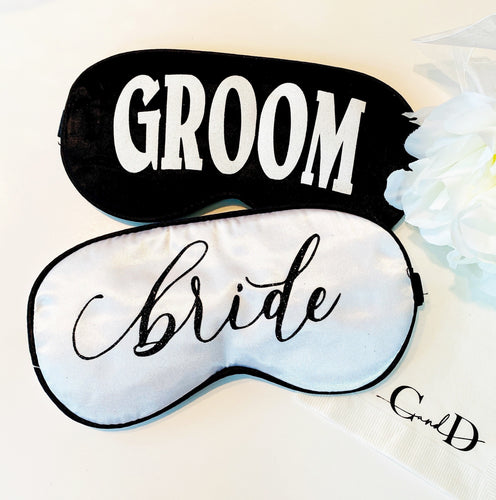 Glitter Bride Sleep Mask! Wedding shower Gift. Engagement Party gifts! Bride and Groom gifts. Bachelorette Party sleep mask. Gift for Bride!