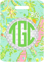 Load image into Gallery viewer, Florida Golf Bag Tag. Personalized gift for the Golfer! Great Bachelorette, Girl&#39;s weekend and Bridesmaids presents too!
