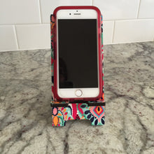 Load image into Gallery viewer, Birds &amp; Floral Phone Stand. Custom Phone Stand, floral phone stand, Gift for teacher,Graduation Gift! Mothers day gift! Personalized gift!
