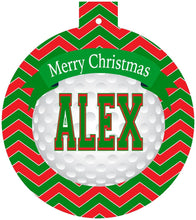 Load image into Gallery viewer, Golf Ball Personalized Ornament
