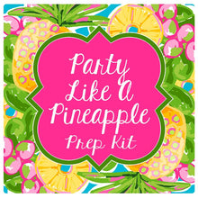 Load image into Gallery viewer, Pineapple Bachelorette or Bridesmaid Hangover Bags. Pineapple Oh Shit Kits! Mini Tote Bag. Custom EMPTY Pineapple Party bag.
